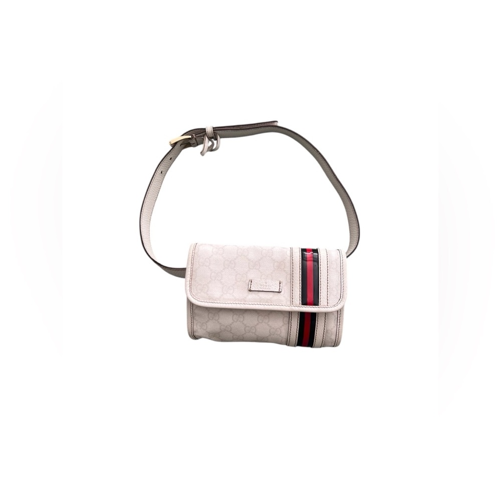 GUCCI GG Supreme Sherry Line Waist Bag